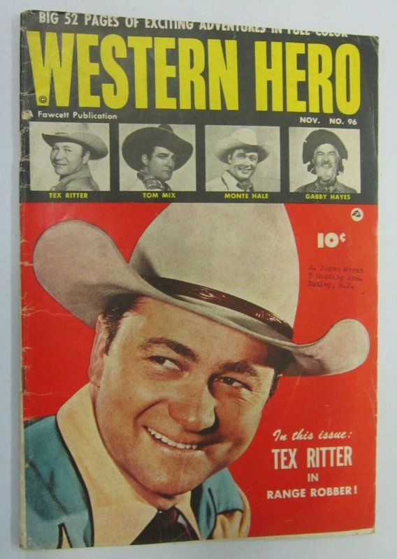 Western Hero #96 3.0 (1950) 