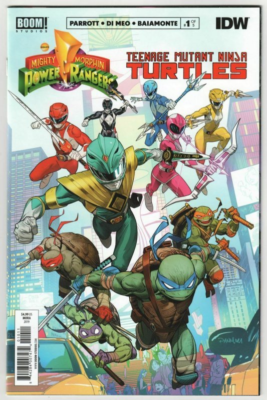 Power Rangers Teenage Mutant Ninja Turtles #1 Cvr A (Boom, 2020) NM