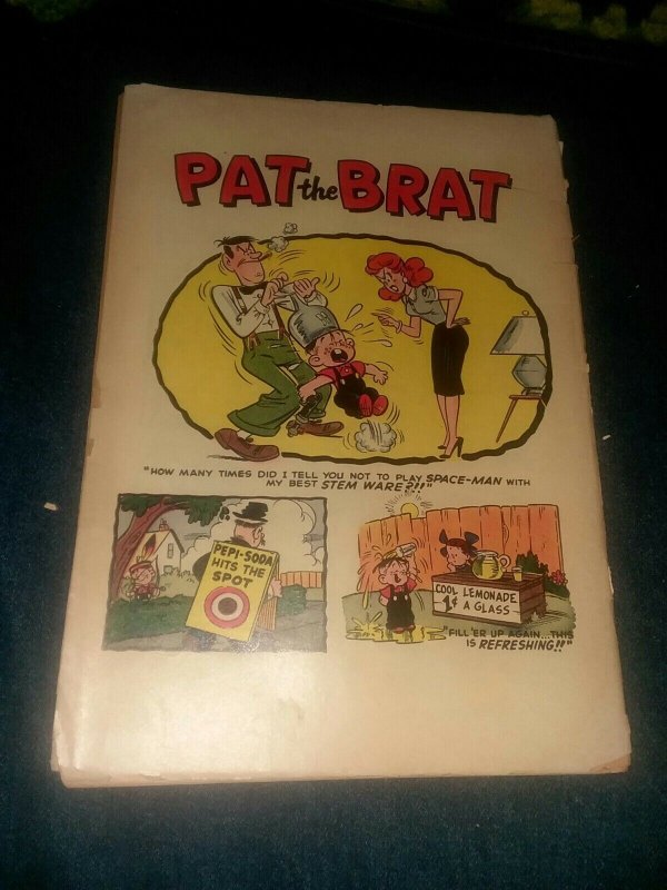 PAT THE BRAT #4 archie mlj radio comics 1956 RETREAT N' BEAT! Silver age rare