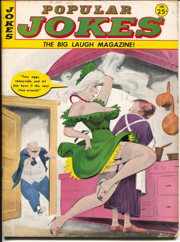 Popular Jokes 2/1964-Marvel-Jack Cole cover-Bill Ward-Robert Q Sale-VG+