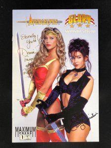 Avengelyne/Glory: Swimsuit Special Photo Cover (1996) Signed!