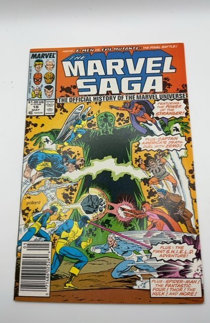 The Marvel Saga The Official History of the Marvel Universe #18 (1987)