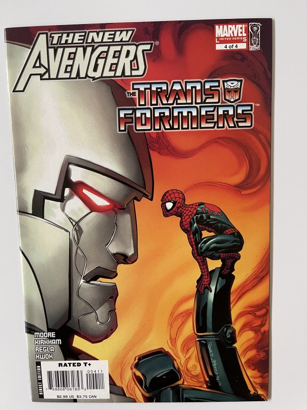 New Avengers/Transformers #4 - VF/NM (2007)