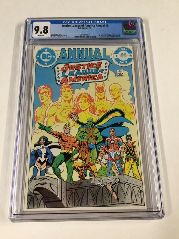 Justice League Annual 2 Cgc 9.8 White Pages 1st Vibe Gypsy