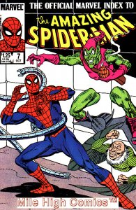 SPIDER-MAN INDEX (OFFICIAL MARVEL INDEX) (1985 Series) #7 Near Mint Comics Book