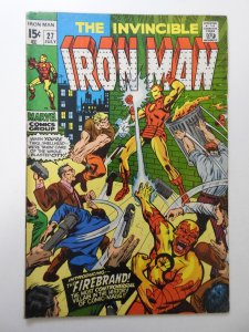 Iron Man #27 (1970) VG+ Condition