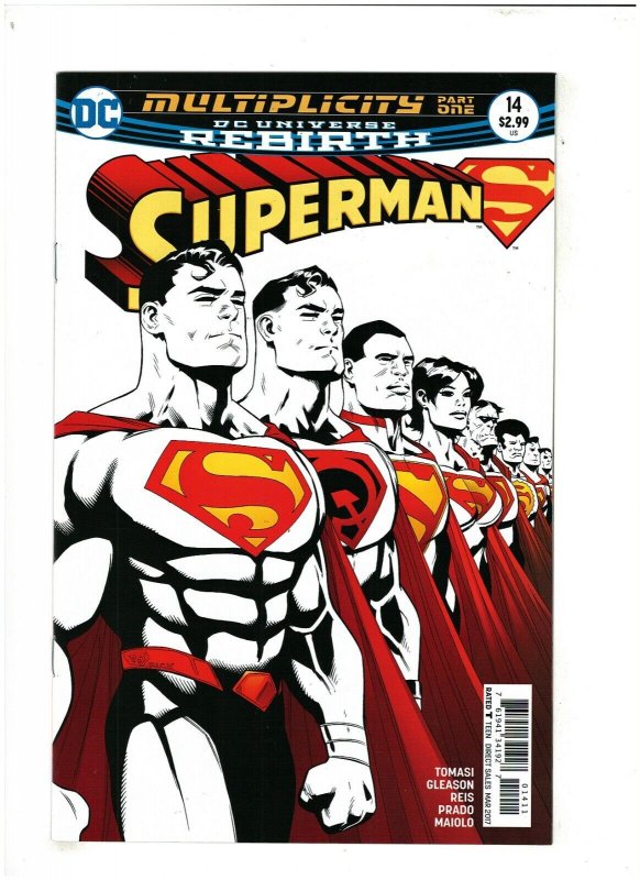 Superman #14 NM- 9.2 DC Rebirth 2017 Gleason Cover 