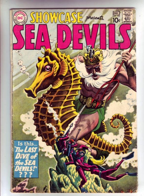 Showcase #29 (Dec-60) VG+ Affordable-Grade Sea Devils