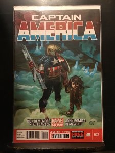 Captain America #2 Second Print Cover (2013)