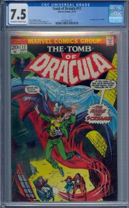 TOMB OF DRACULA #12 CGC 7.5 2ND BLADE GENE COLAN TOM PALMER