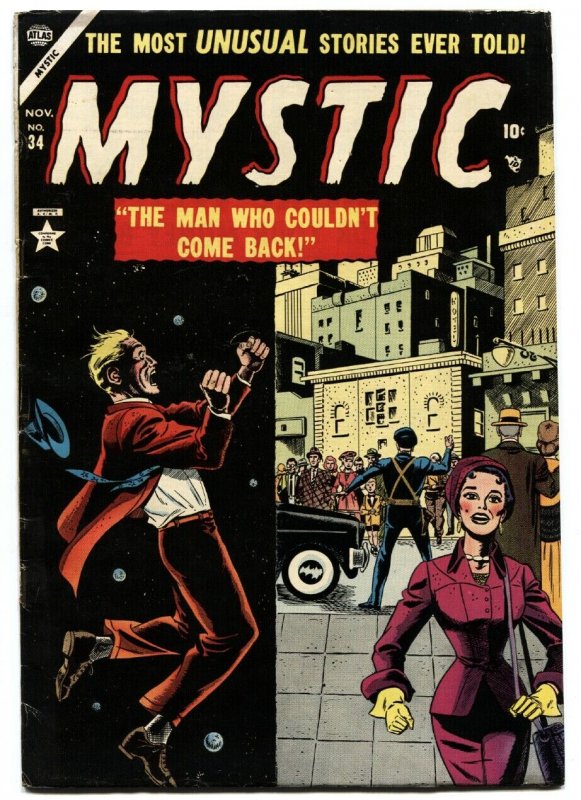 MYSTIC #34-PRE-HERO MARVEL/ATLAS-PCH-HORROR-SCI-FI-1954