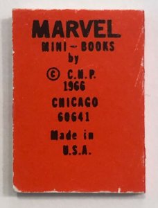 1966 THOR (Red) Mini-Comic Promo Marvelmania Gumball Prize VF+ 8.5