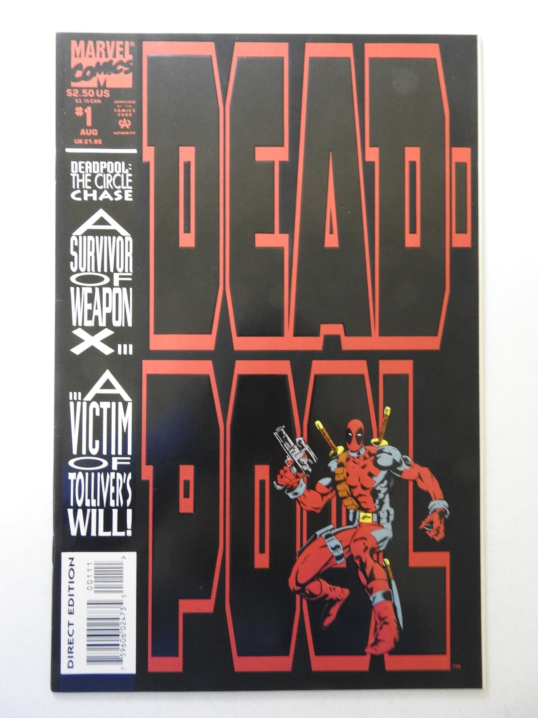 Deadpool 1 (1993) VF/NM Condition! Comic Books Modern Age, Marvel