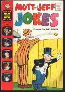 Mutt & Jeff Jokes #1 1960-Harvey-First issue-Giant-Mazie-Morte-Little Dot-Ric...