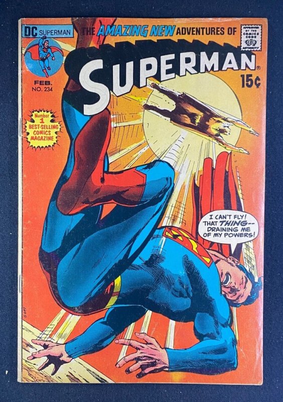 Superman (1939) #234 FN- (5.5) Neal Adams Cover Curt Swan