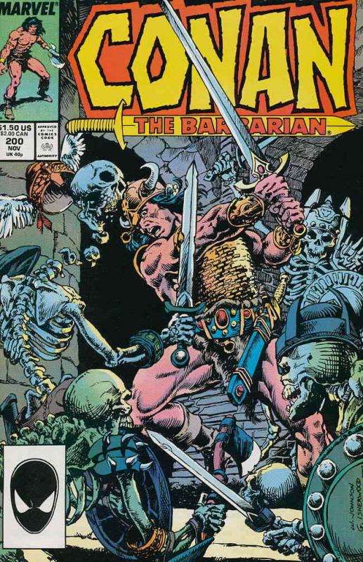 Conan the Barbarian #200 VF; Marvel | save on shipping - details inside