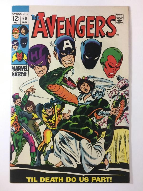 AVENGERS 60 F-VF January 1969 COMICS BOOK