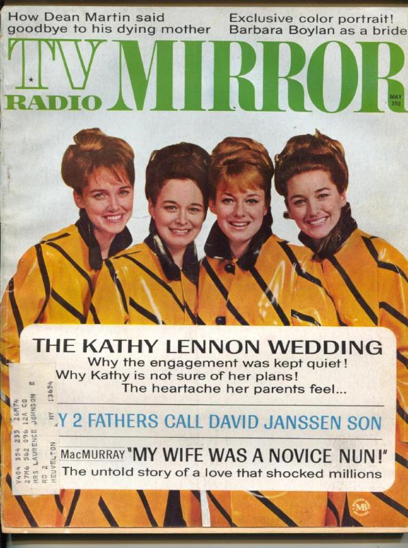 TV Radio Mirror-Lennon Sisters-Fred MacMurray-Robert Vaughn-May-1967