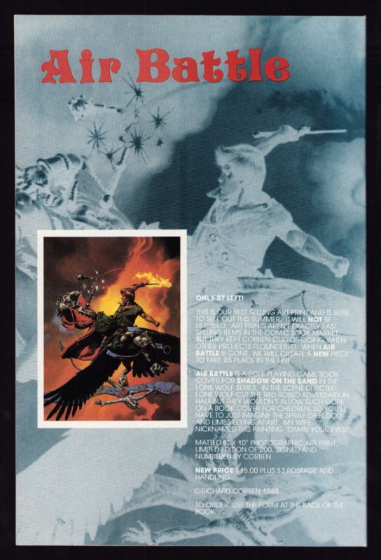 Den #1-8 Richard Corben 8 pc set (9/9.2) 1988