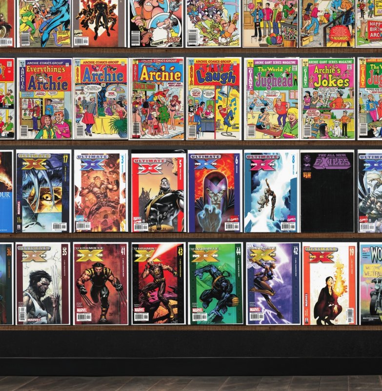 Huge Lot 150+ Comics with Ultimate X-Men, Fantastic Four & More!