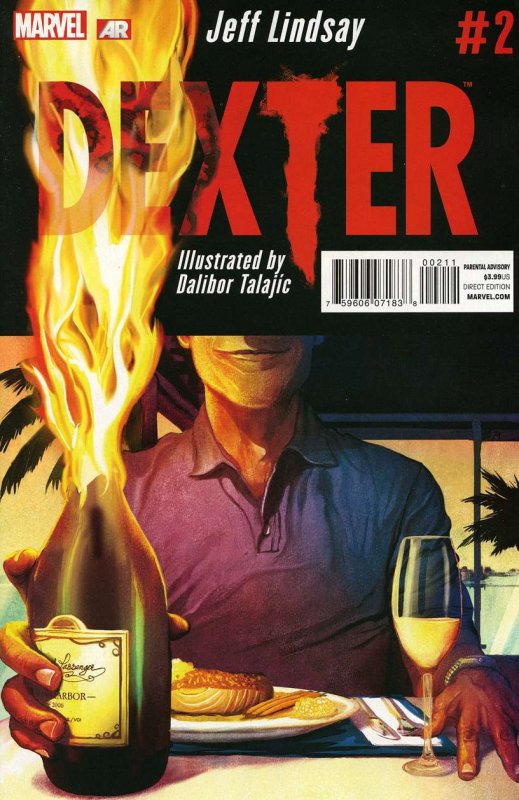 Dexter #2 VF/NM ; Marvel | based on Showtime series/Jeff Lindsay novels