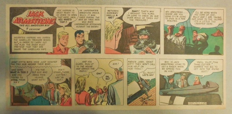 Jack Armstrong The All American Boy by Bob Schoenke 11/30/1947 Third Size Page !