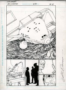 JSA: Classified #31 pg 5 Alex Sanchez Original Art  Mr. Terrific Justice Society