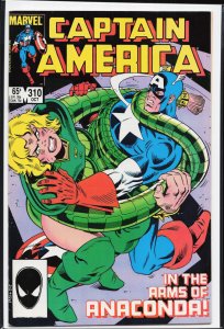 Captain America #310 (1985) Captain America [Key Issue]