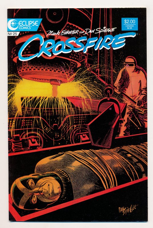 Crossfire (1984 Eclipse) #1-12, 14-26 FN to NM, Complete series minus one