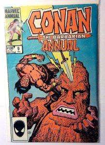 Conan the Barbarian Annual #9 (1984) Marvel Comics 1st Print Comic Book