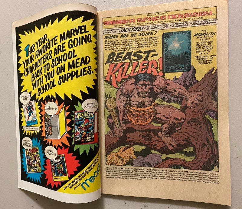 2001 A Space Odyssey #1 Marvel (7.0 FN/VF) (1976)