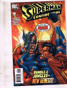 Lot of 7 Superman Confidential DC Comic Books #1 5 6 7 8 9 10 BH53