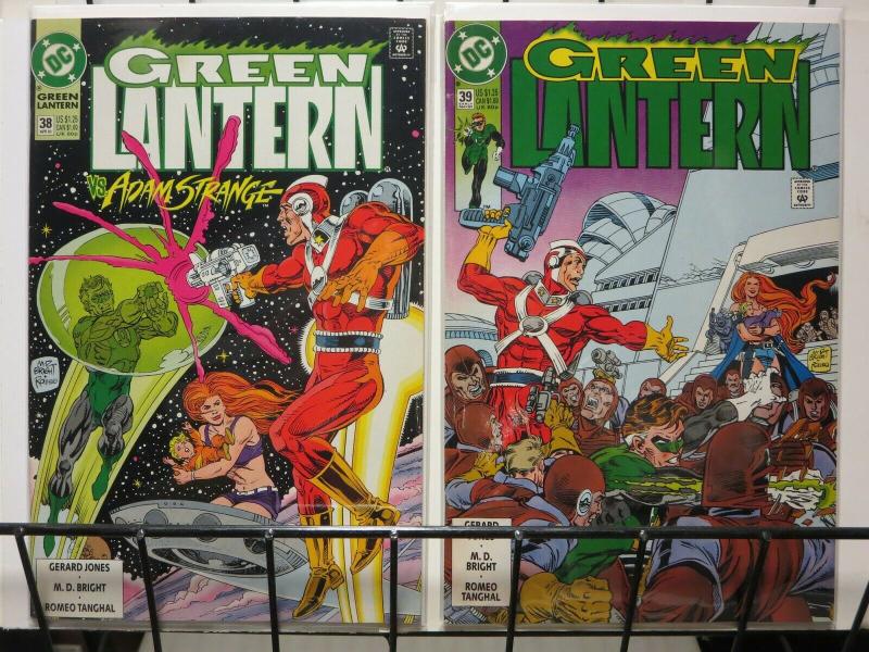 GREEN LANTERN (1990) 38-39 2-part ADAM STRANGE story!