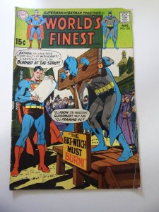 World's Finest Comics #186 (1969) VG Condition bug chew top right corner