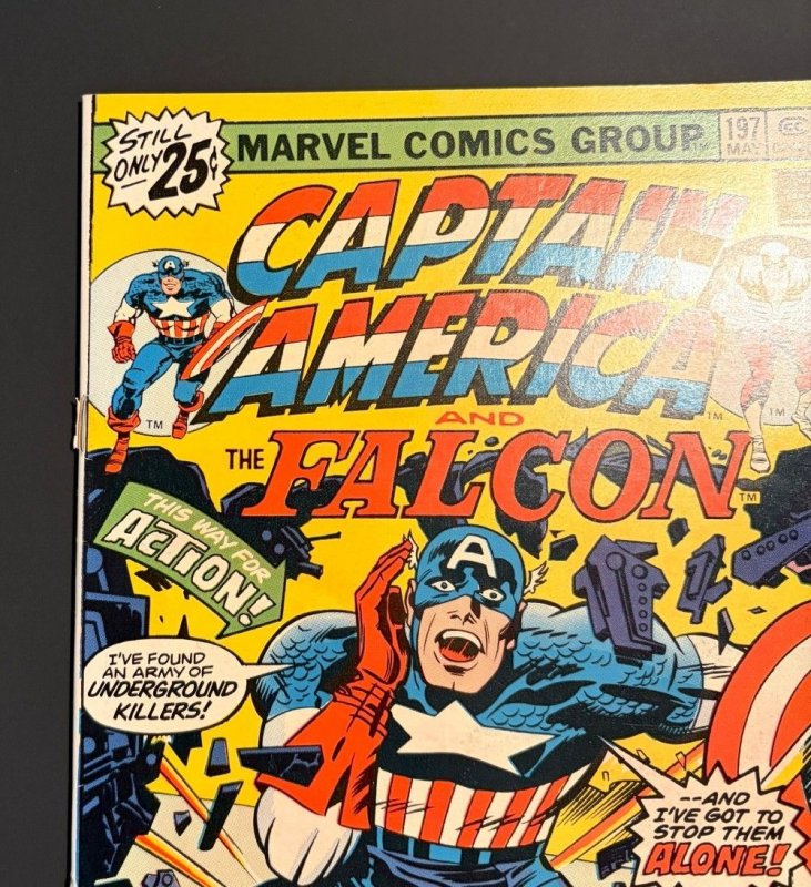 Captain America #196, #197 (SET) ( 8.0 VFN ) Jack Kirby is BACK! 1976