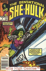 SHE-HULK  (1989 Series)  (SENSATIONAL SHE-HULK)(MARVEL) #6 NEWSSTAND Fine