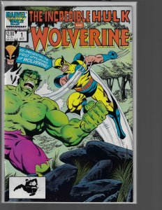 Incredible Hulk and Wolverine #1 (Marvel, 1986) NM