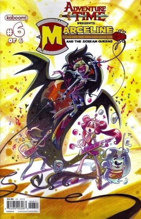 ADVENTURE TIME MARCELINE AND THE SCREAM QUEENS #6 A-D & DF EXCLUSIVE W/COA SET.