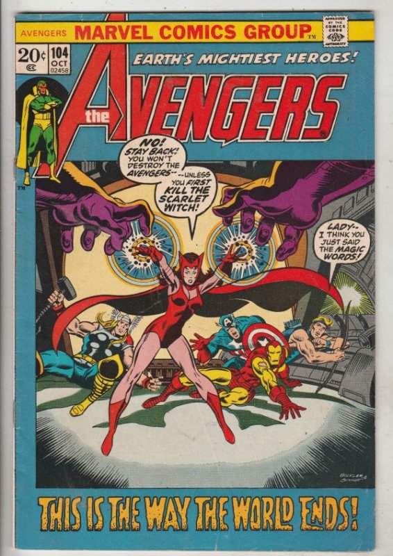 Avengers, The #104 (Oct-72) VF High-Grade Avengers