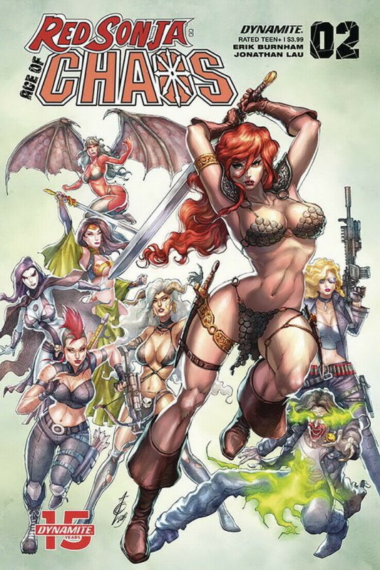 RED SONJA AGE OF CHAOS (2019 DYNAMITE) #2 All 13 Covers PRESALE-02/19