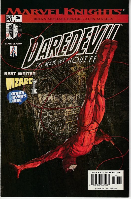 Daredevil(vol. 2) # 32,33,34,35,36, 37  Spider Man,Black Widow,Elektra !