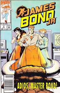 James Bond Jr. #5 (Newsstand) FN ; Marvel | Bull Cover