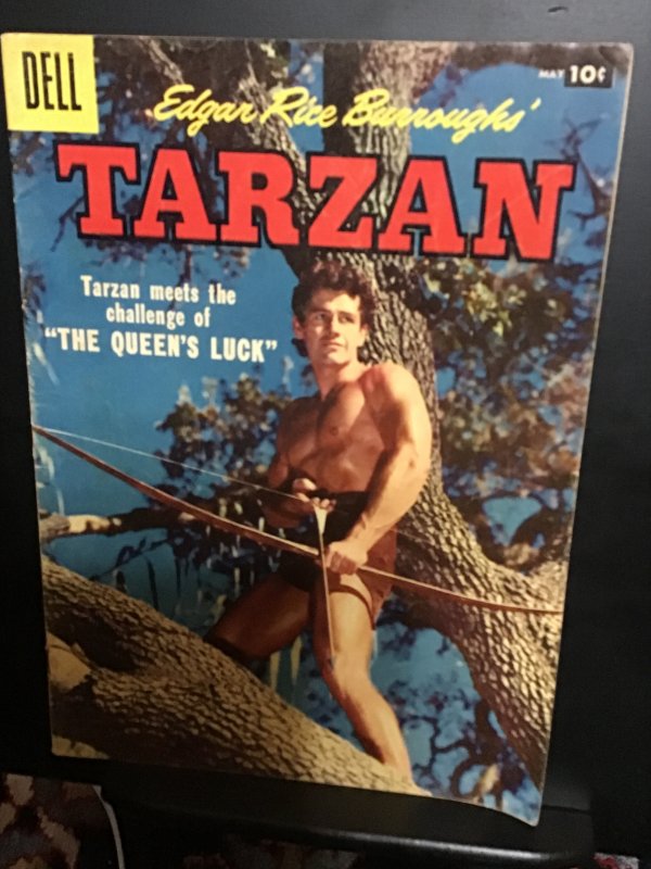 Tarzan #92 (1957) High-grade Gordon Scott photo cover golden-age! VF wow!