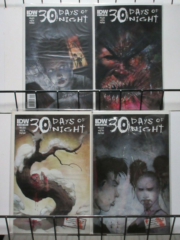 30 Days of Night (IDW v2 2011) #1-4 Cover B Set Steve Niles + Sam Keith