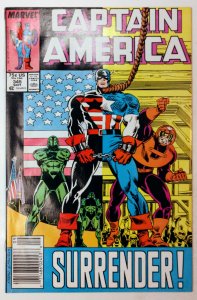 Captain America #345 Newsstand Edition (5.0, 1988)