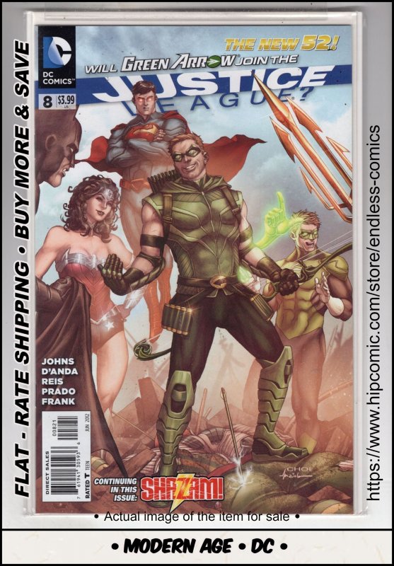 Justice League #8 Variant Cover (2012)   / 115-GMA1