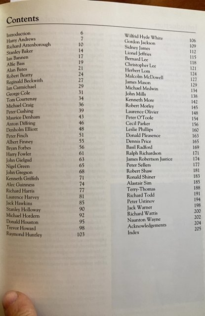 British film character actors, 206p,1982, Pettigrew