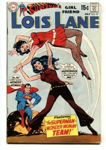 SUPERMAN'S GIRL FRIEND LOIS LANE #93 1969-Wonder Woman  cover dc