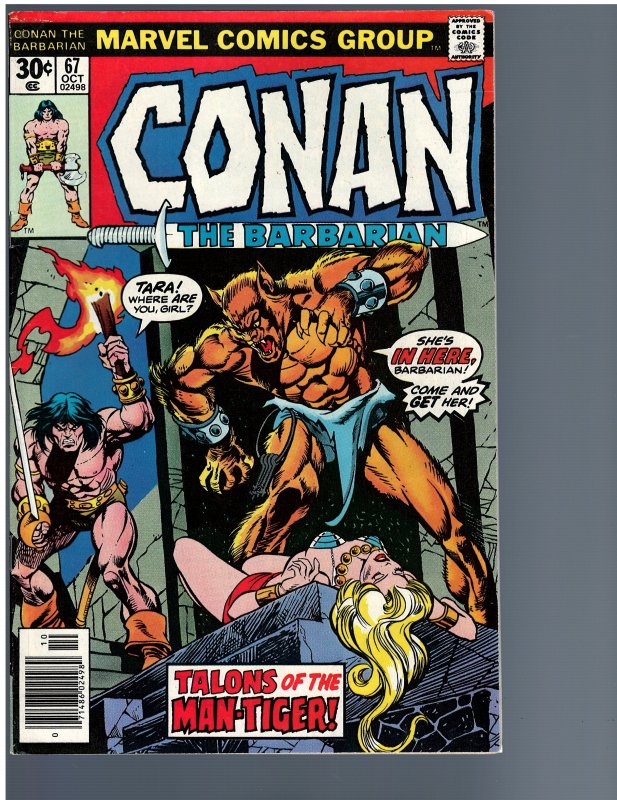 Conan the Barbarian #67 (1976)