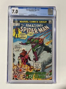 Amazing Spider-Man 122 1973 Cgc 7.0 OW/W pages Marvel Comics